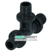 Тройник равнопроходный TECE TECEflex 40х40х40 PPSU черный 730940