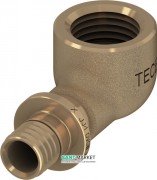 Куточок з'єднувальний 90 ° TECE TECEflex внутрішнє різьблення 16 х 1/2 бронза 708101
