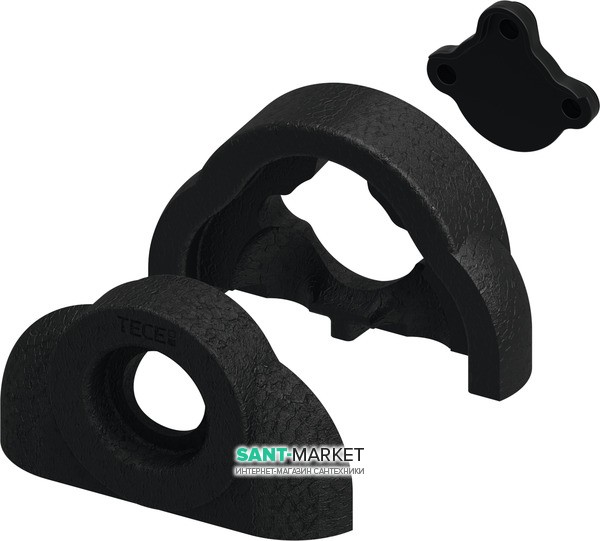 Ізоляційна коробка TECE для куточка настінного пенополіпропілен чорний 718030