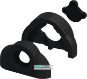 Изоляционная коробка TECE для уголка настенного пенополипропилен черный 718030