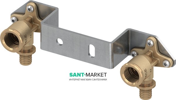 Монтажный комплект Tece TECEflex с настенными уголками для смесителя 16 х 1/2'' 720550