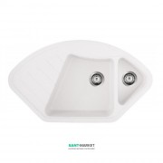 Мойка для кухни Granado Barcelona врезная 100х57 см наногранит white 1105