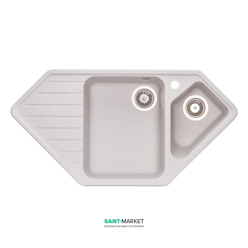 Мийка для кухні Granado Ibiza врізна 97,9х50 см нанограніт gris 1808