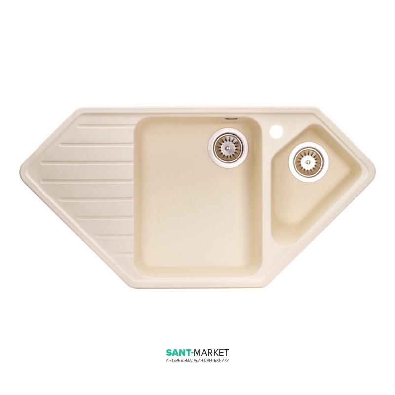 Мийка для кухні Granado Ibiza врізна 97,9х50 см нанограніт ivory 1804