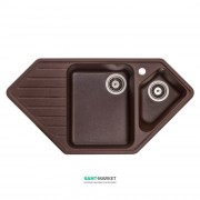 Мийка для кухні Granado Ibiza врізна 97,9х50 см нанограніт marron 1806