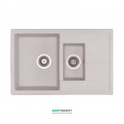 Мийка для кухні Granado Leon врізна 76,5х49 см нанограніт gris 1008