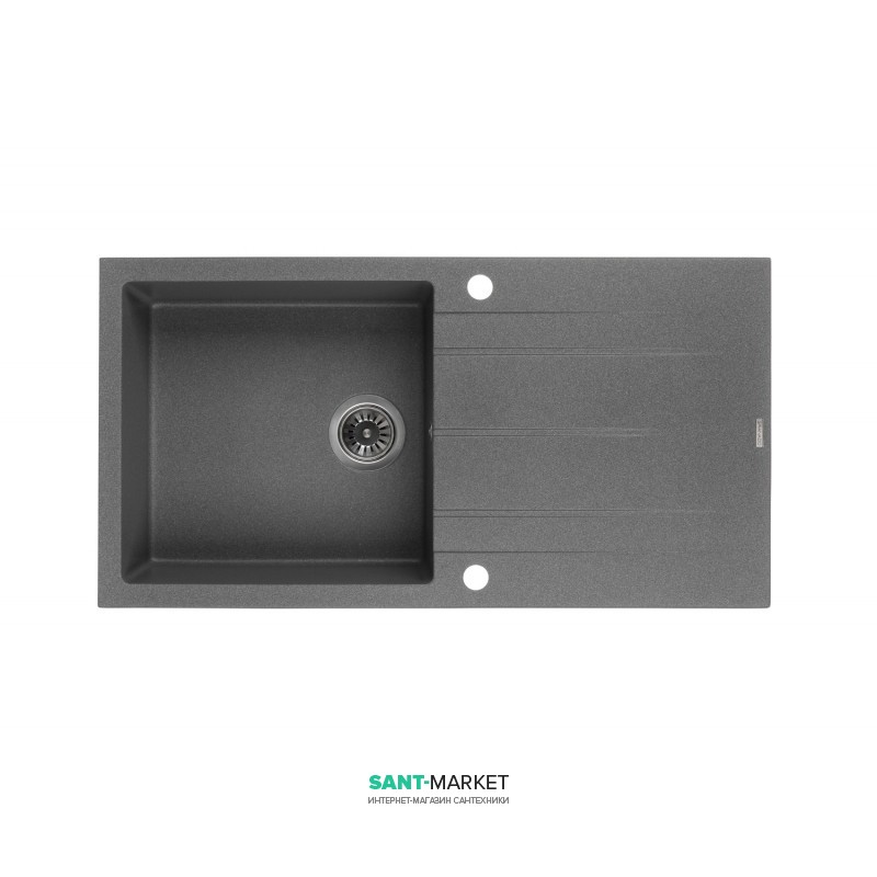 Мойка для кухни Granado Mora врезная 95,2х49,7 см наногранит grafito 2609