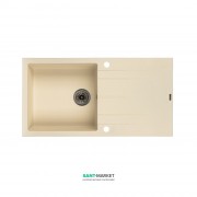 Мойка для кухни Granado Mora врезная 95,2х49,7 см наногранит ivory 2604