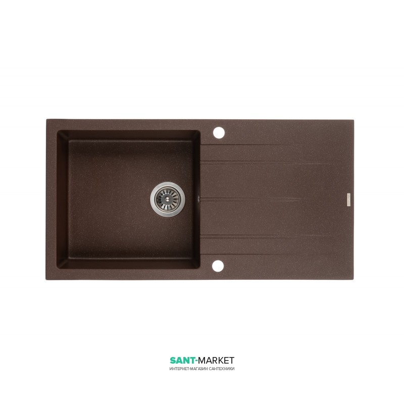 Мойка для кухни Granado Mora врезная 95,2х49,7 см наногранит marron 2606