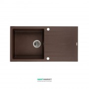 Мойка для кухни Granado Mora врезная 95,2х49,7 см наногранит marron 2606