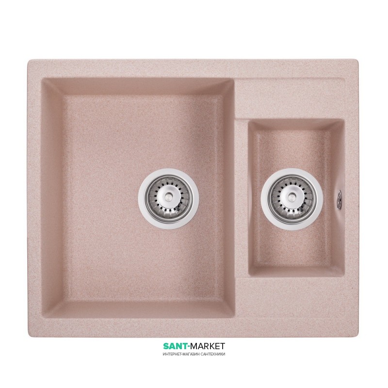Мийка для кухні Granado Samora врізна 57,9х48,8 см нанограніт avena 0902