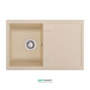 Мойка для кухни Granado Vigo врезная 77,5х49,5 см наногранит ivory 1404