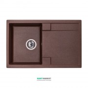Мийка для кухні Granado Vigo врізна 77,5х49,5 см нанограніт marron 1406