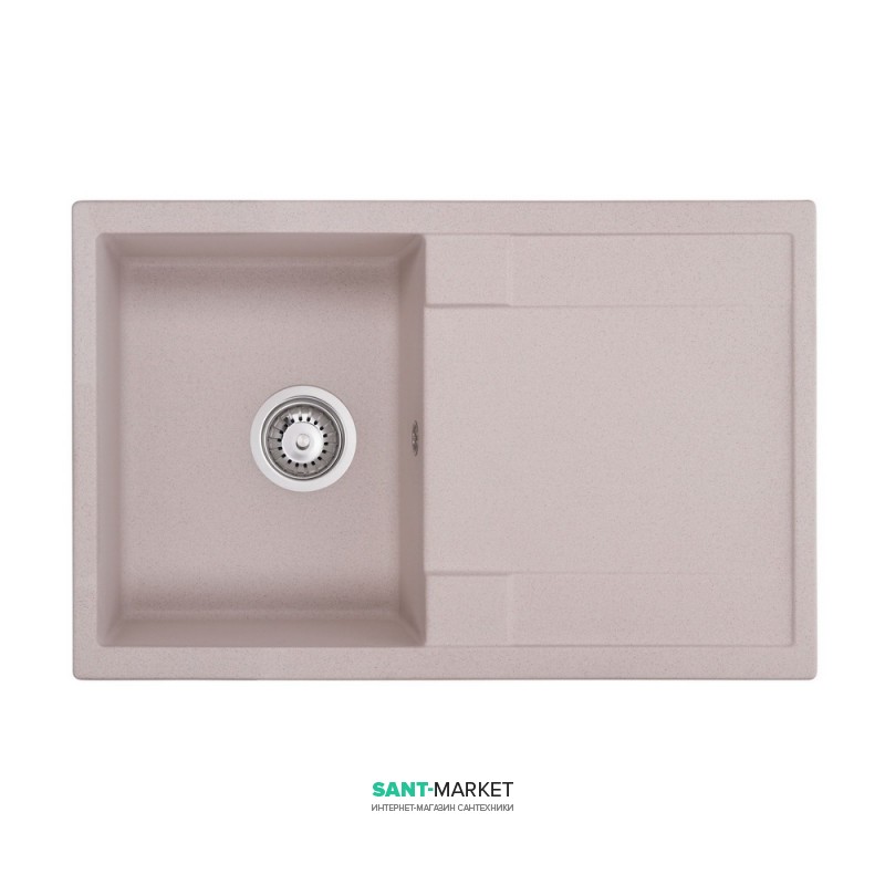 Мойка для кухни Granado Vigo врезная 77,5х49,5 см наногранит terra 1403