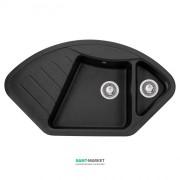 Мойка для кухни Granado Barcelona врезная 100х57 см наногранит black shine 1101