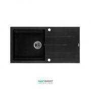 Мойка для кухни Granado Mora врезная 95,2х49,7 см наногранит black shine 2601