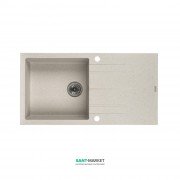Мойка для кухни Granado Mora врезная 95,2х49,7 см наногранит gris 2608