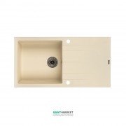 Мойка для кухни Granado Mora врезная 95,2х49,7 см наногранит ivory 2604