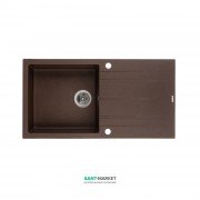 Мойка для кухни Granado Mora врезная 95,2х49,7 см наногранит marron 2606
