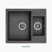 Мойка для кухни Granado Samora врезная 57,9х48,8 см наногранит grafito 0909
