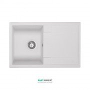 Мойка для кухни Granado Vigo врезная 77,5х49,5 см наногранит white 1405