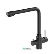 Змішувач для кухні Granado Badalona c підключенням до фільтру black shine gz0401