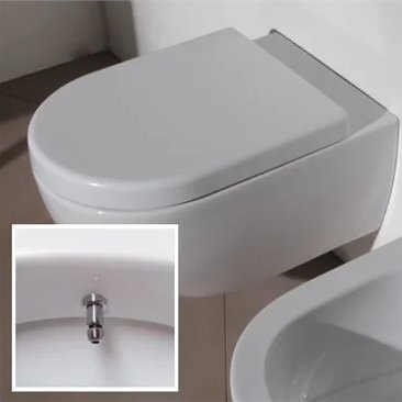 Унітаз підвісний з функцією біде FLAMINIA APP безободковий, Goclean, AP118G + ERWCB