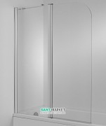 Шторка для ванної Jika Cubito Pure 115х140 см скляна ліва H2564260026681