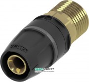 Перехідник TECE TECElogo прямий із зовнішньою різьбою 20х3.4 чорний 8610105