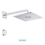 Верхний душ Grohe Rainshower 310 SmartConnect с душевым кронштейном хром 26642000