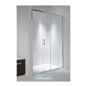 Двері душова Jika Cubito Pure 140х195 см профіль хром прозоре скло H2422480026681