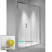 Двері душова Jika Cubito Pure 100х195 см профіль хром скло Arctic H2422430026661