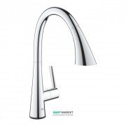 Змішувач для кухні Grohe Zedra Touch змішувач сенсорний з висувною лійкою хром 30219002