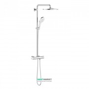 Душевая система Grohe Rainshower SmartActive 310 Mono с термостатом белая луна 26647LS0