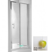 Двері душова Jika Cubito Pure 80х195 см профіль хром скло Arctic H2552410026661