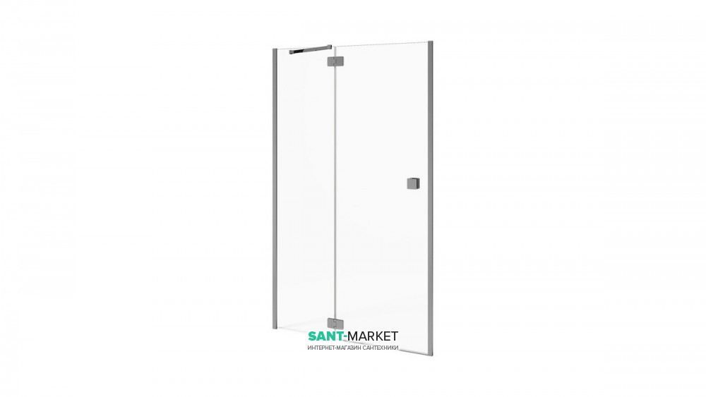 Двері душова Jika Cubito Pure 90х195 см левосторонняя профіль хром прозоре скло H2544220026681