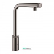 Смеситель для кухни Grohe Minta SmartControl с выдвижным изливом темный графит 31613A00