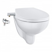Унитаз подвесной Grohe BauCeramic с сиденьем с функцией биде и термостатом альпин-белый 39652SH0