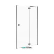 Двері душова Jika Cubito Pure 120х195 см правобічна профіль хром прозоре скло H2544270026681