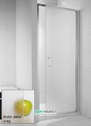 Двері душова Jika Cubito Pure 80х195 см профіль хром скло Arctic H2542410026661