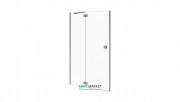 Двері душова Jika Cubito Pure 90х195 см левосторонняя профіль хром прозоре скло H2544220026681