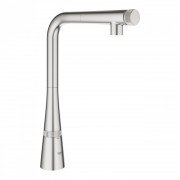 Смеситель для кухни Grohe Zedra SmartControl с выдвижным изливом суперсталь 31593DC2