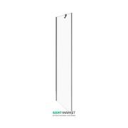 Стенка душевая Jika Cubito Pure 100х195 см профиль хром прозрачное стекло H2974230026681