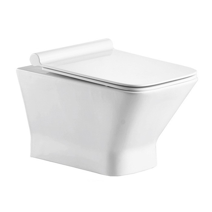 Унітаз підвісний Volle Leon Rimless з кришкою Slim Soft-Close білий 13-11-160