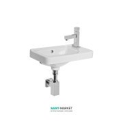 Раковина для ванної Jika Cubito 45 см отвір праворуч кераміка білий H8114240001061