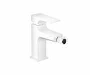 Смеситель для биде Hansgrohe Metropol однорычажный с донным клапаном белый матовый 32520700