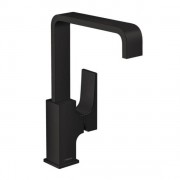 Смеситель для раковины Hansgrohe Metropol 230 с донным клапаном однорычажный черный матовый 32511670