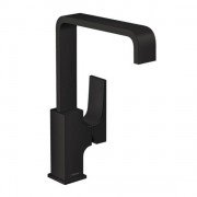 Смеситель для раковины Hansgrohe Metropol 230 с донным клапаном однорычажный черный матовый 32511670