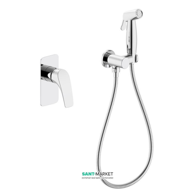 Гігієнічний душ Volle Orlando з врізним змішувачем хром 15195200