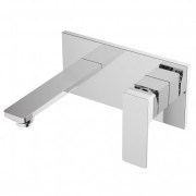 Смеситель для раковины скрытого монтажа Volle Leon однорычажный латунь хром 15211300